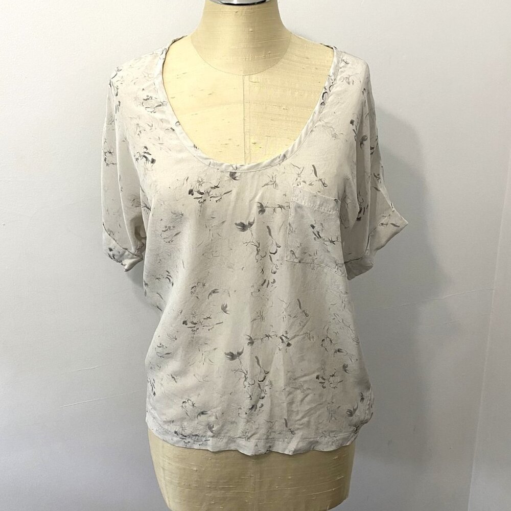 Richard Chai LOVE Cream Silk Top Women’s Size 6